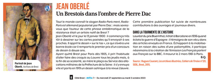 Côté Brest, 27 septembre 2023 