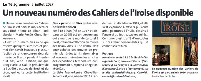 Le Télégramme, 8 juillet 2026