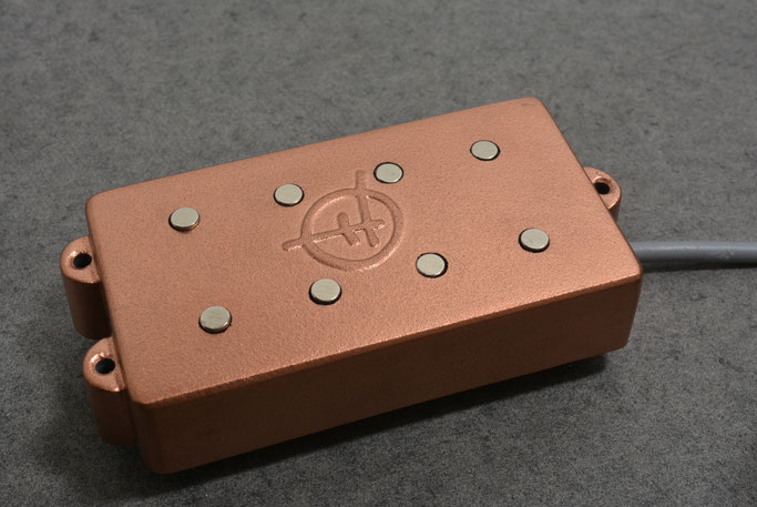 Copper powder finish on an MM Ghost for 4 string Bass