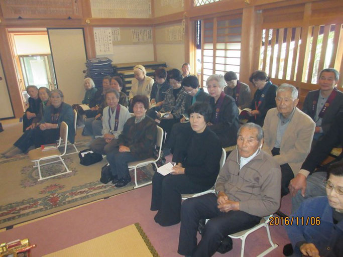 長野・南木曽の浄土真宗　長延寺さんにて、赤川浄友の法話