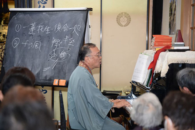 千葉・松戸の浄土真宗　天真寺にて赤川浄友が法話を行った。