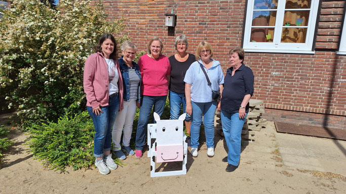 von li nach re: Moni, Silvia, Telse, Elke, Magret, Marianne