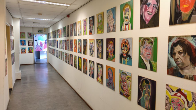 installation of the Legacy portraitseries, 2024
