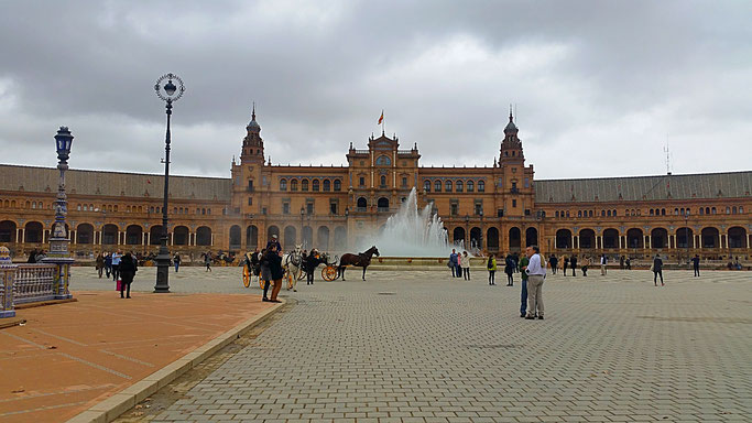 Plaza de España, Sevilla, Spanien, Spain, Sights,