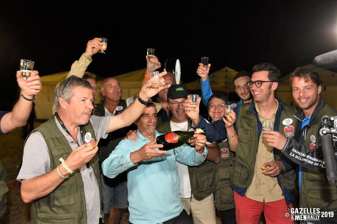 Champagne Tsarine au Gazelles and Men Rally 2019.