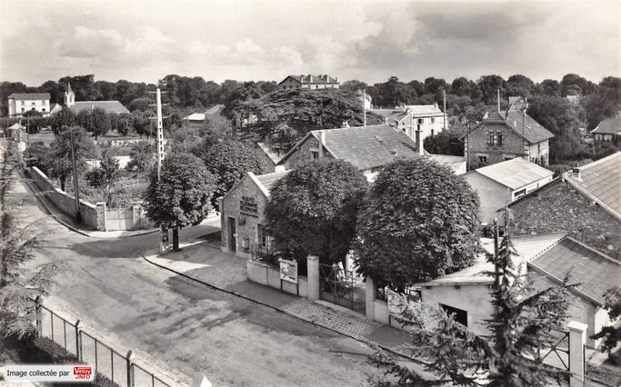 En 1960, le quartier Le Village de Vélizy avec son bureau de Poste.