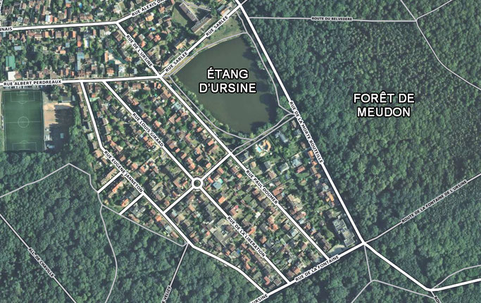 Étang d’Ursine à Vélizy-Villacoublay.