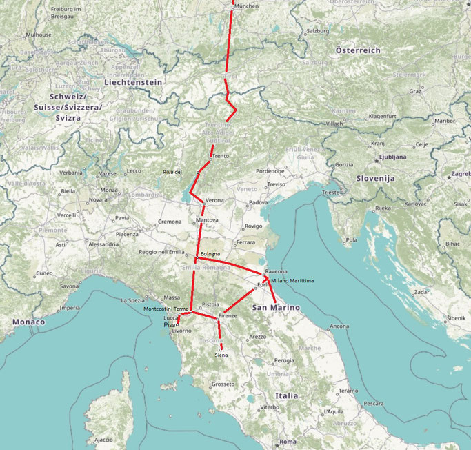 Toskana-Route