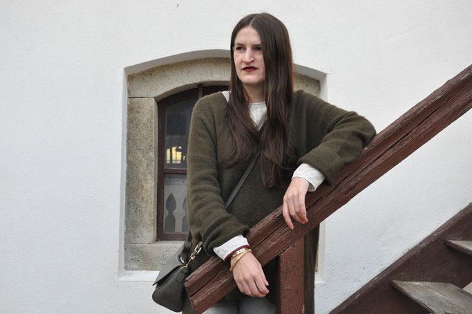 Oversizepulli kombinieren Frühling Entscheidungen Modebloggerin Deutschland Nähen Nähblog Deutschland