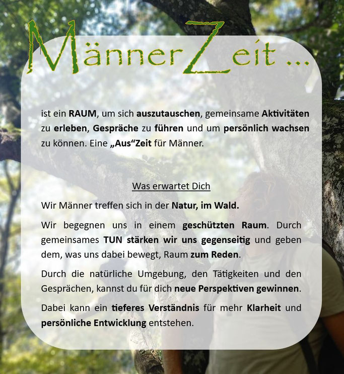 Männerzeit, Wanderung, Ried im Innkreis, Männerkreise, Naturvermittlung