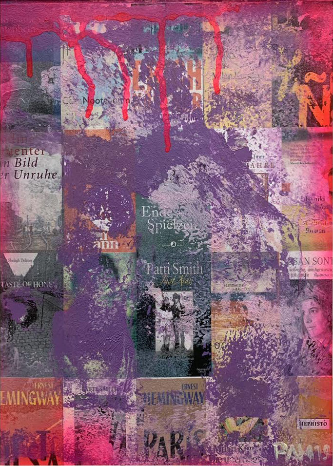 Anchor Books, 2019, Mischtechnik auf Papier, 30 x 21 cm, verkauft