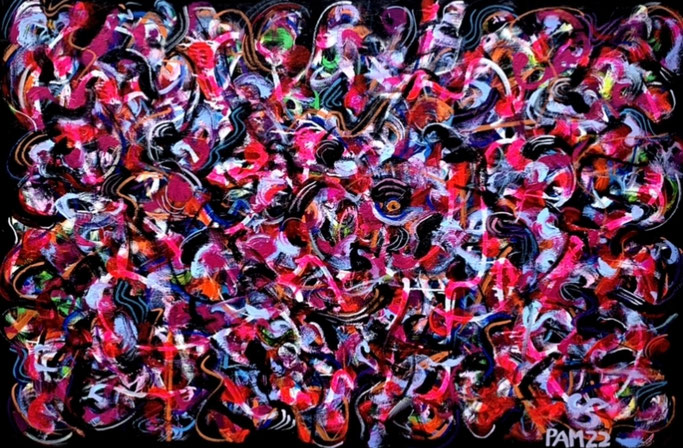 Naima, 150 x 100, Acryl auf Leinwand, 2022, verkauft