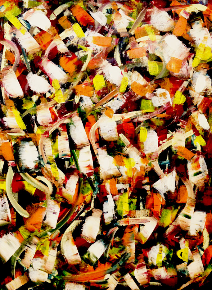 Marktplatz im Süden, 2014, Acryl on Canvas, 90 x 120 cm, verkauft