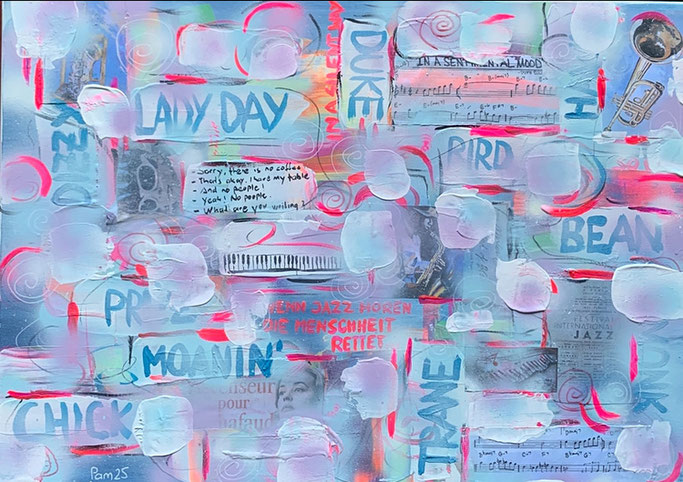 Lady Day, 70 x 50 cm, Acryl auf Leinwand, 370 Franken