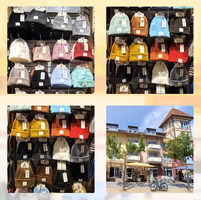 Mützen, Caps, Schal, Schals, Loop, Loops, Socken, Pantoffeln, Stirnbänder, Handschuhe, KÜSTENWAHN, Ruschmeyer, Kühlungsborn