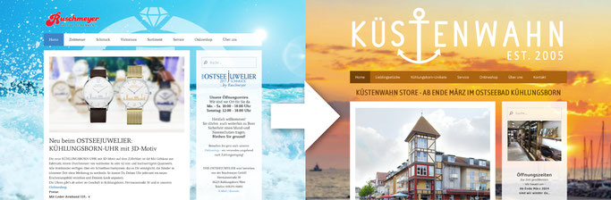 Aus dem OSTSEEJUWELIER Kühlungsborn wurde der KÜSTENWAHN Store