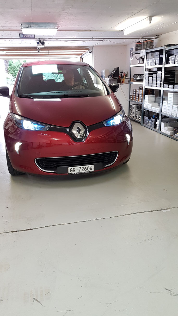 RENAULT ZOE LED UMBAU ABBLENDLICHT