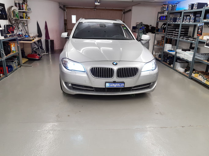 BMW 7er F1 LED Umbau H7 LED Philips X-treme Ultinon