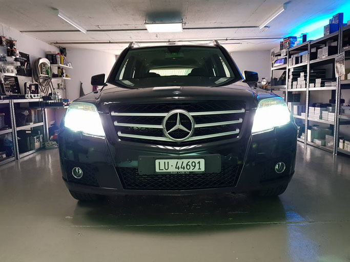 MERCEDES GLK LED Umbau Komplett Innen und Aussen