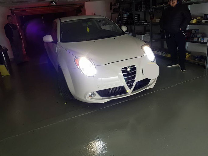 ALFA MITO NACH  LED UMBAU ABBLENDLICHT H7 PHILIPS XTREME ULTINON