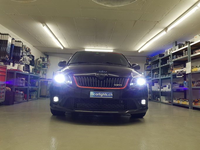 SKODA FABIA RS LED ABBLENDLICHT H7 PHILIPS XTREME ULTINON