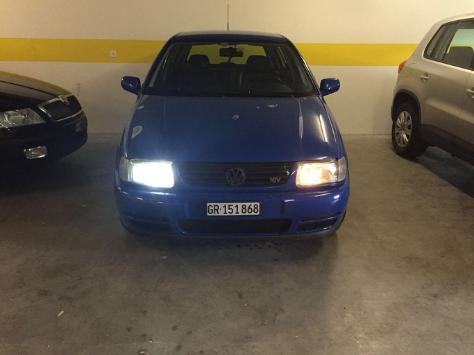 VW LED umbau Abblendlicht Unterschied Halogen