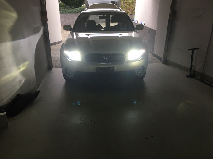 LED Umbau SubaruAbblendlicht