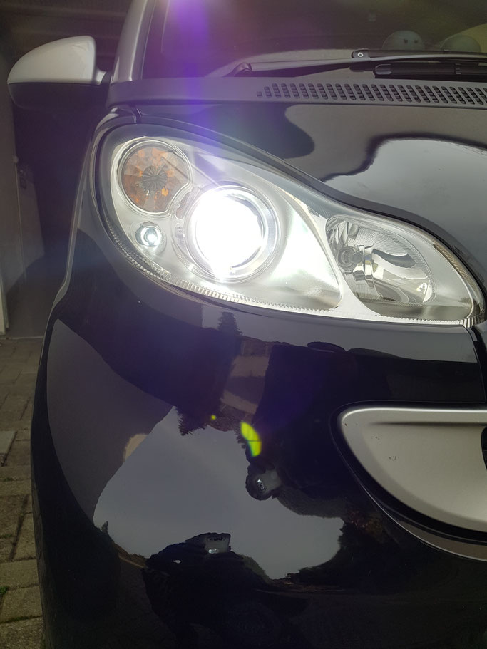 SMART FORTWO LED ABBLENDLICHT STANDLICHT UMBAU