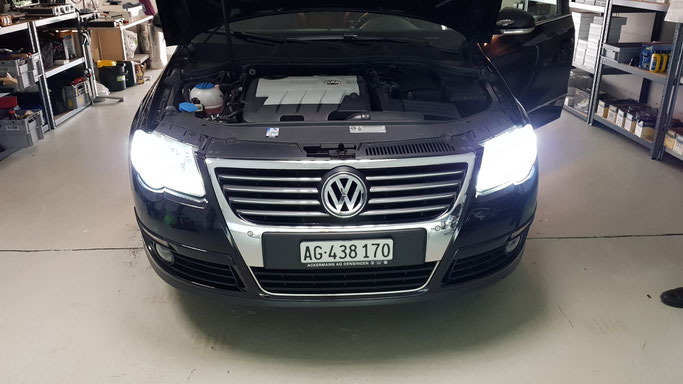 VW Passat LED Umbau Abblendlich, Standlicht