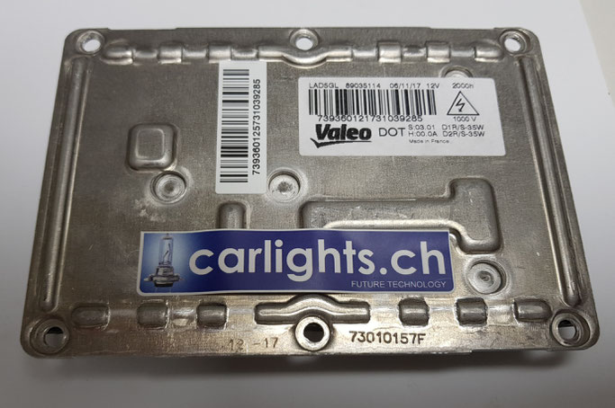 VALEO LAD5GL 4PIN ORIGINAL XENON STEUERGERÄT CARLIGHTS BALLAST VORSCHALTGERÄT