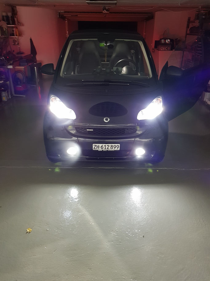 SMART ForTwo LED Abblendlicht H7 Nebbelicht H11 