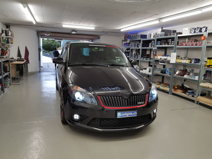 SKODA FABIA RS LED ABBLENDLICHT H7 PHILIPS X-TREME ULTINON