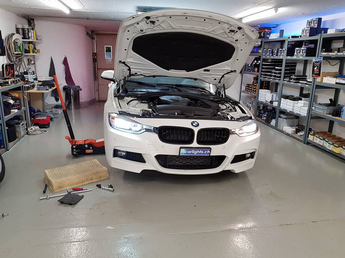 BMW 3er F31 LED Umbau Abblendlicht H7 Halogen auf LED Philips X-Treme Ultinon