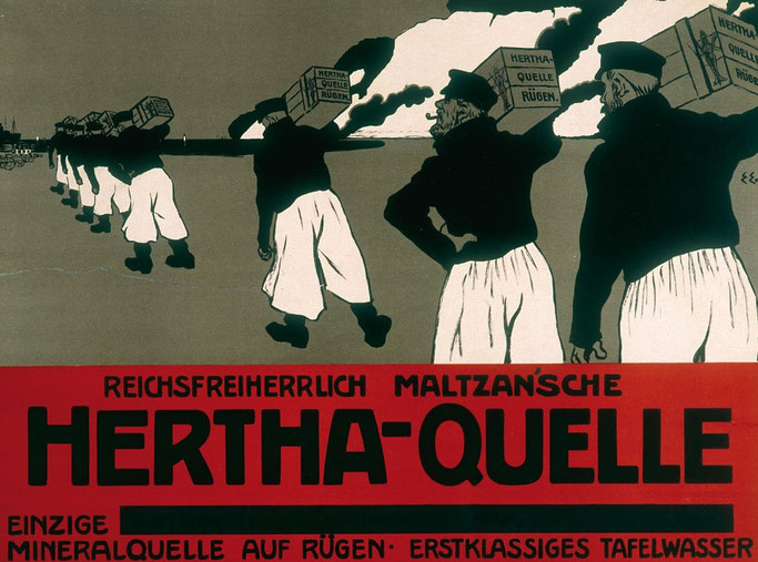 Edmund Edel, Plakat Herthaquelle, 1905, ©Preussisches Museum Berlin