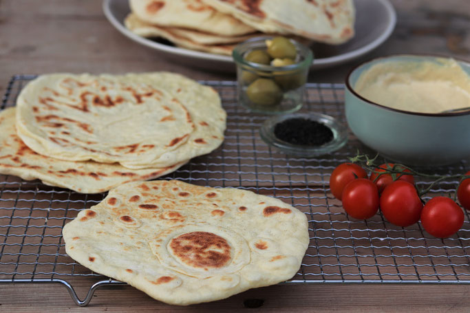 Indisches Naanbrot