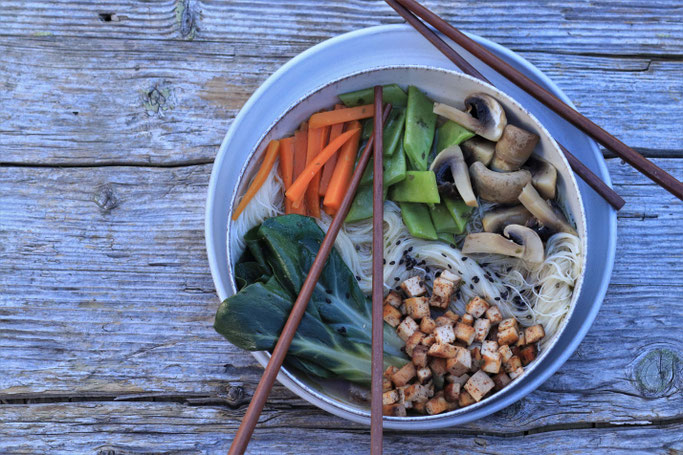 vegane Ramen Suppe