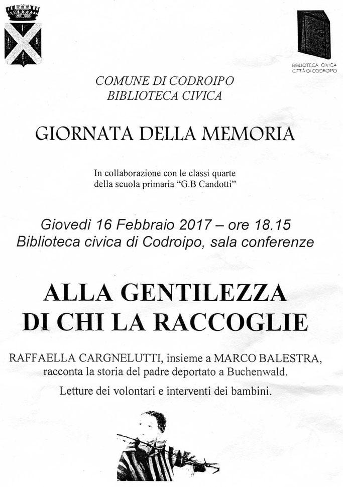 Giornata Della Memoria Benvenuti Su Primariacandotti
