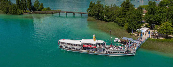 Wörthersee Schifffahrt – Dampfschiff Thalia auf dem See