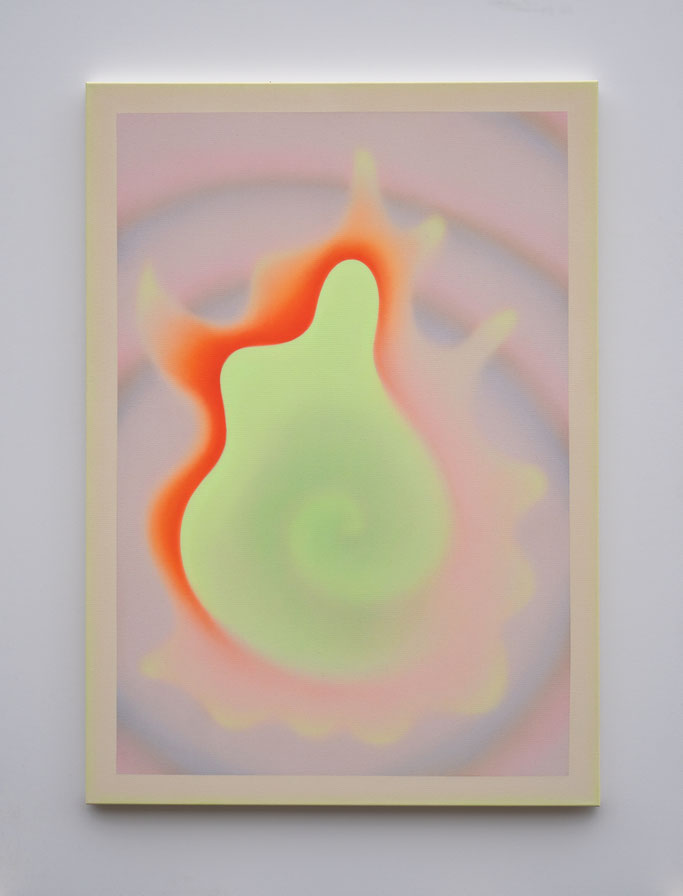 Alina Birkner "Untitled(Heavens,blushing)" 2021, 170x120 cm