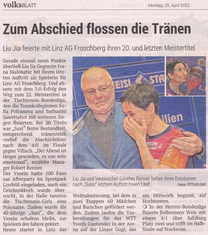 24.05.2022 Volksblatt