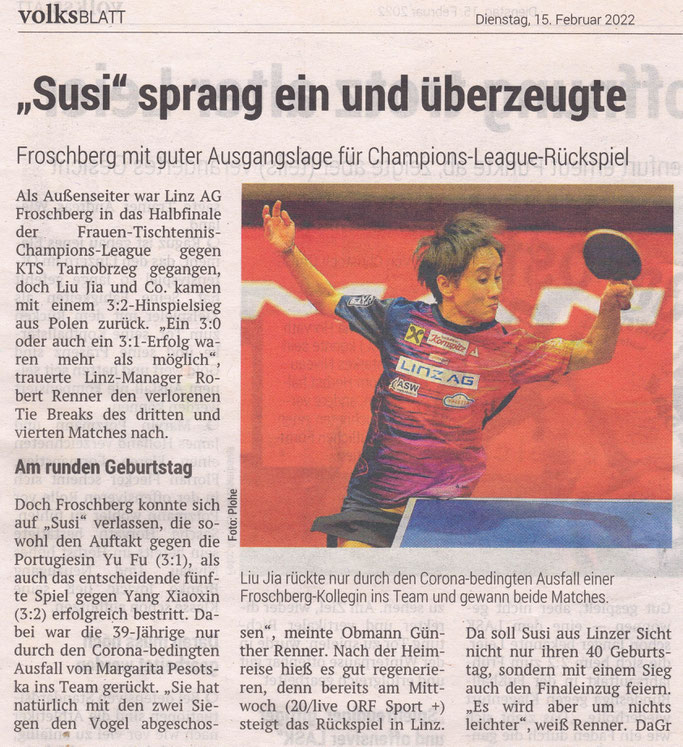 15.02.2022 Volksblatt