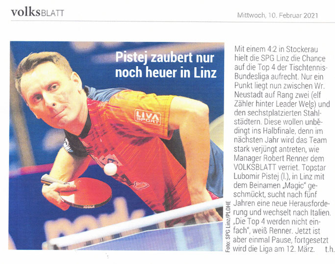 10.02.2021 Volksblatt