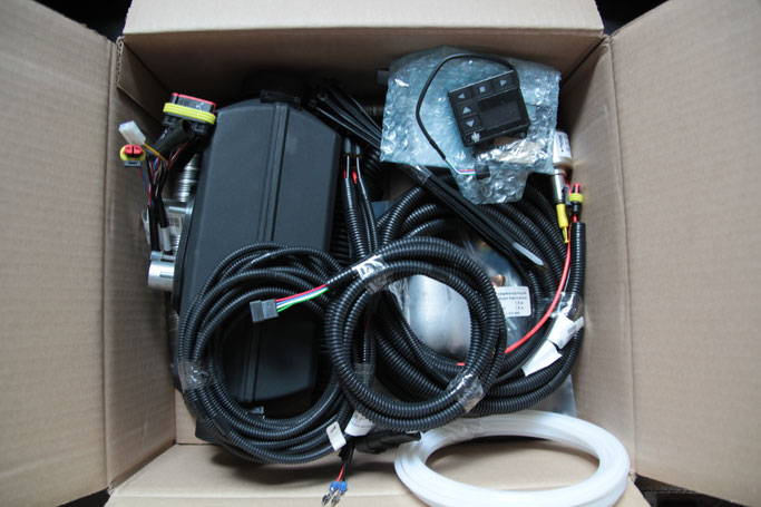 Im Karton sieht das alles sehr übersichtlich aus.