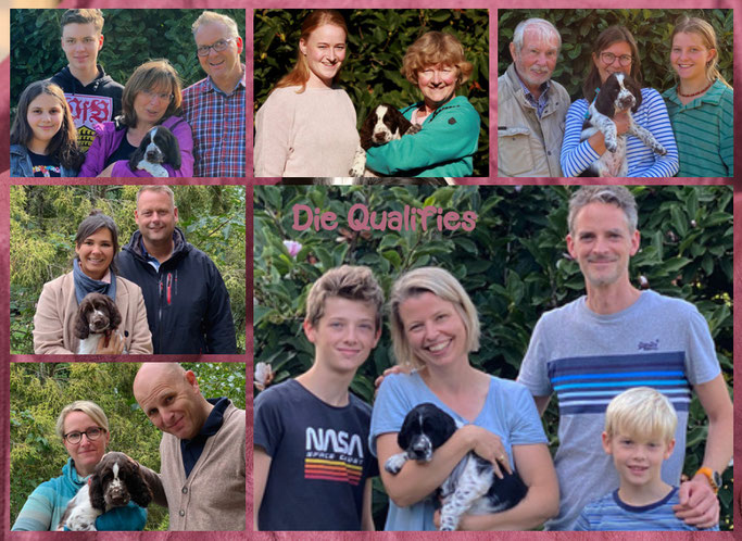 Unsere Qualifies mit ihren Familien...