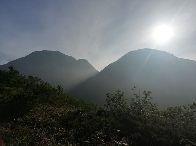 スゴノ頭と越中沢岳