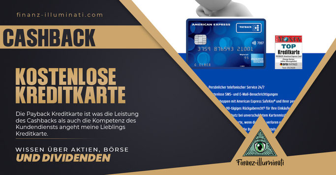 kostenlose Cashback Kreditkarte: Payback American Express im Test