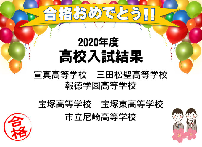 2017年　兵庫県公立高校　入試結果　合格　入試結果　第一志望合格