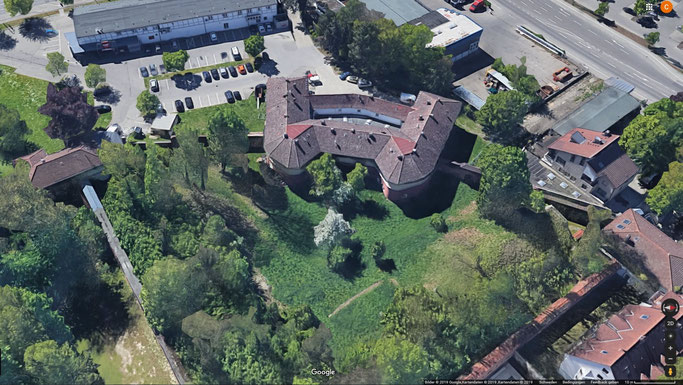 Fort Schwaighofen von oben