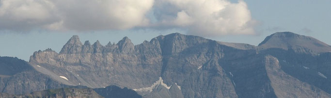 Die Magische Linie in den Tschingelhörnern von Norden