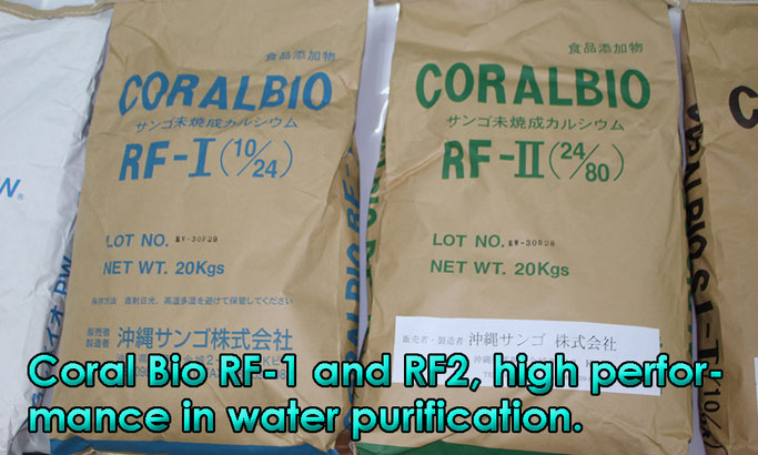 Coral Bio RF-1 and RF2, high performance in water purification.